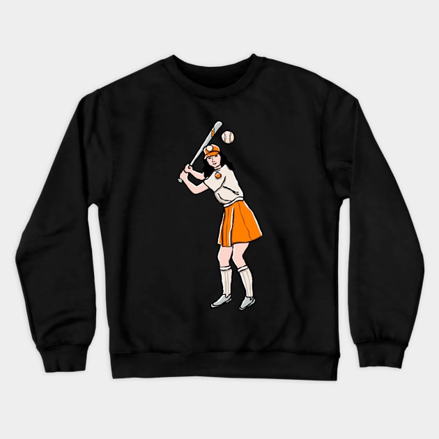 Baseball sport Crewneck Sweatshirt by Stenau Artwerk